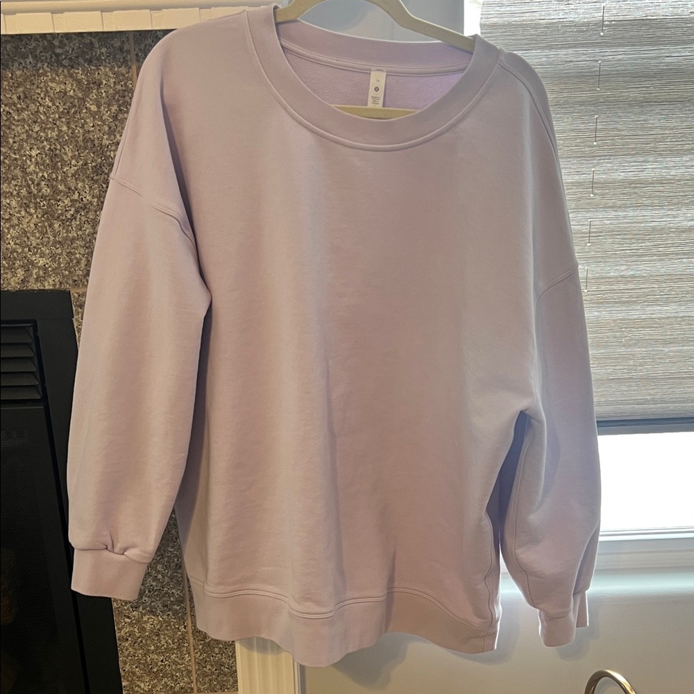Lululemon Lavender Oversize Crewneck Sweatshirt